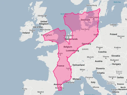Mozambique vs europe size