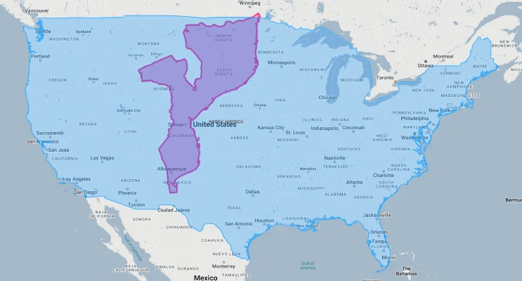 Mozambique vs usa size