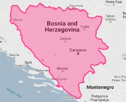 Bosnia and Herzegovina Shape