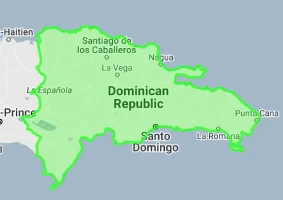 Dominican Republic Shape