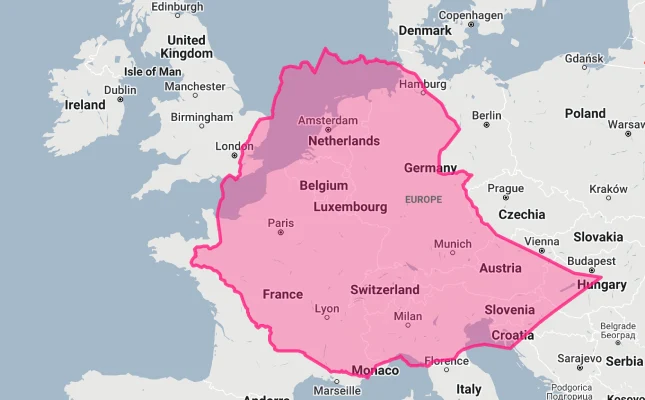 ethiopia vs europe size