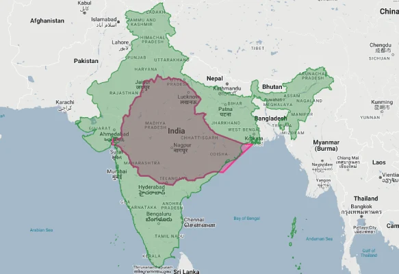 ethiopia vs india size