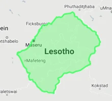 Lesotho Shape
