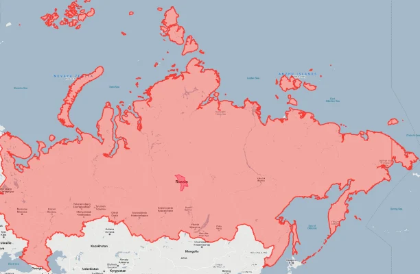 moldova overlaid on russia