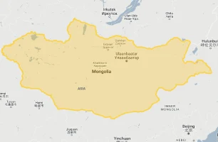 Mongolia Shape