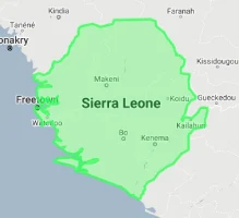 Sierra Leone Shape