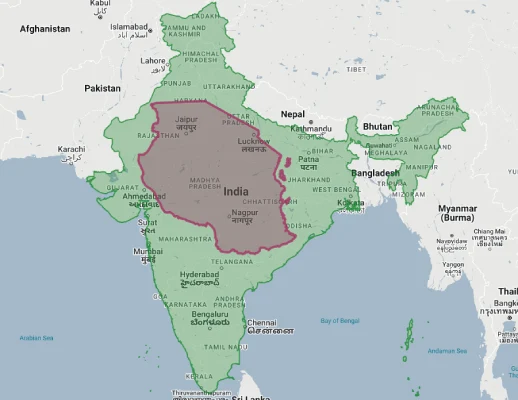 tanzania vs india size