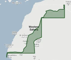 Western Sahara Shape